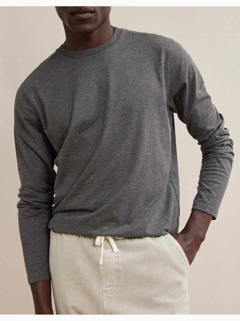 Maglietta a maniche lunghe, mo fashion Grigio - Kiabi