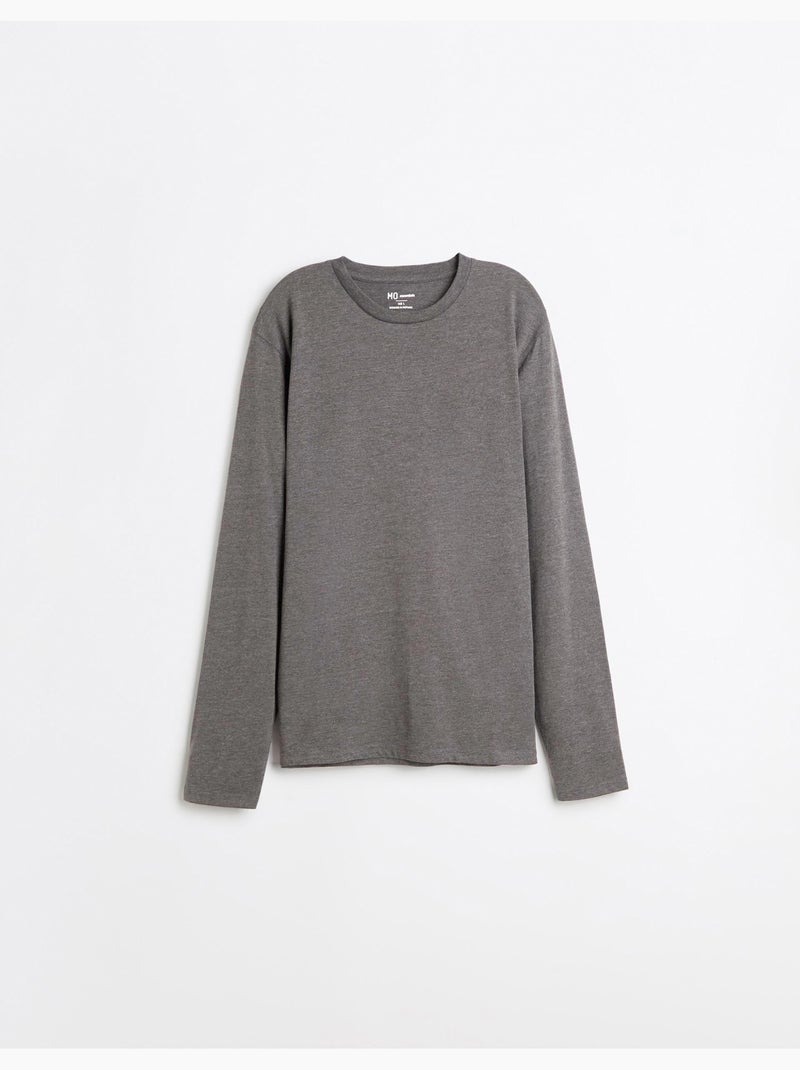 Maglietta a maniche lunghe, mo fashion Grigio - Kiabi
