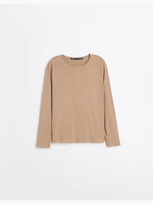 Maglietta a maniche lunghe, mo fashion - Kiabi Maglietta a maniche lunghe, mo fashion - Kiabi