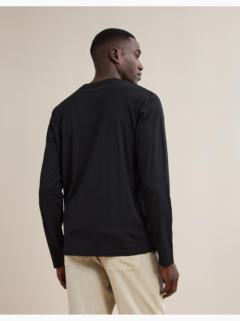 Maglietta a maniche lunghe, mo fashion Nero - Kiabi