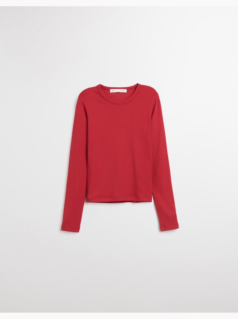Maglietta a maniche lunghe, MO Fashion Rosso - Kiabi