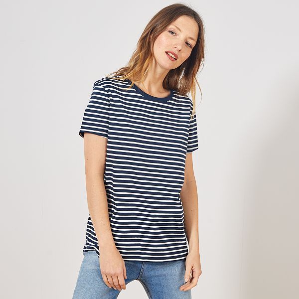 maglietta a righe donna