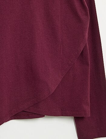 Maglietta a righe marinare con spalla a strappo - collezione facile da indossare