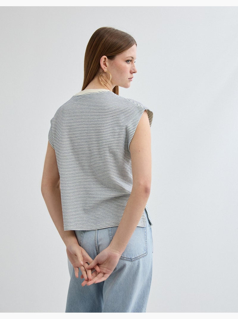Maglietta a righe, MO Fashion Beige - Kiabi