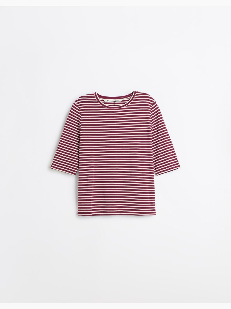 Maglietta a righe, mo fashion Rosso - Kiabi