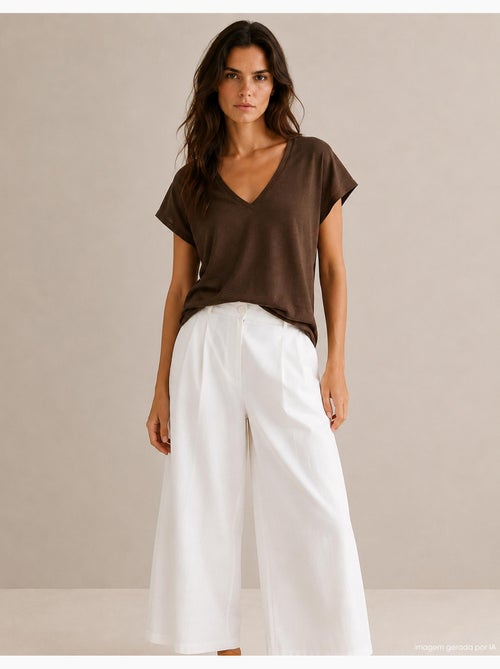 Maglietta a scollo a V, MO Fashion - Kiabi