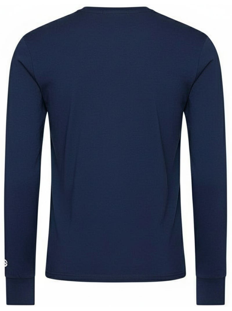 Maglietta aderente manica lunga uomo - pepe jeans Blu marino - Kiabi