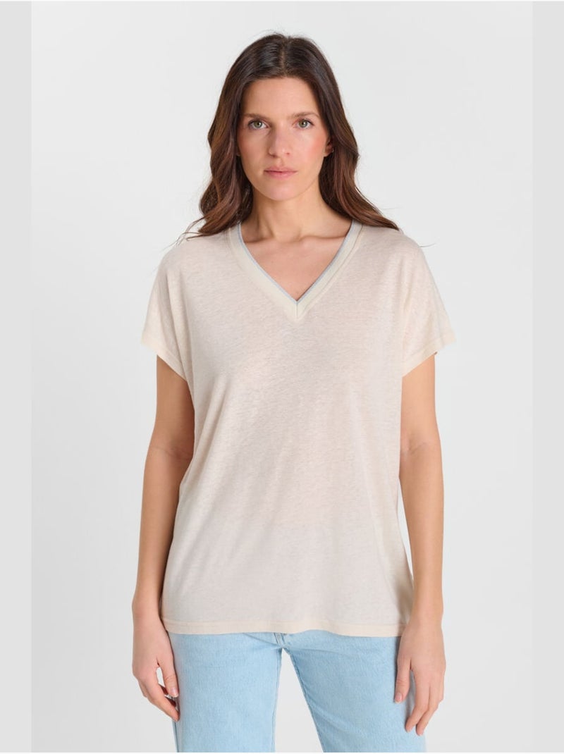 Maglietta ARY Beige - Kiabi