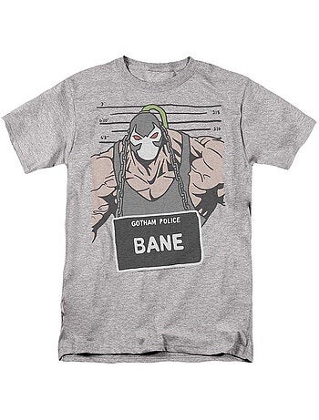 Maglietta bane foto segnaletica adulto unisex - batman