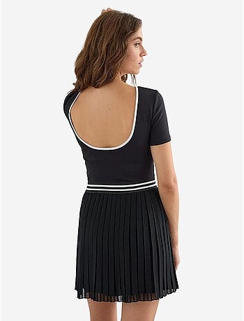 Maglietta basic in jersey con schiena scoperta hiccup