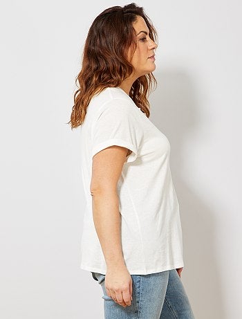 Maglietta basic puro cotone - Kiabi