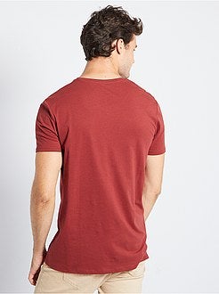 Taglie forti Uomo - Maglietta collo a V + 1 m 90 - Kiabi