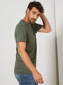 Uomini alti più di 190cm - Maglietta collo a V + 1 m 90 - Kiabi