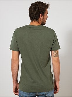 Uomini alti più di 190cm - Maglietta collo a V + 1 m 90 - Kiabi