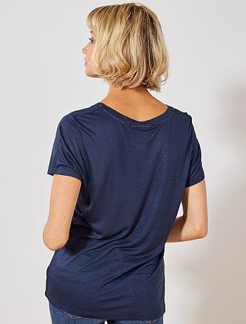 Maglietta collo a V - Kiabi