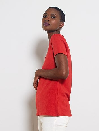 Maglietta collo a V - Kiabi