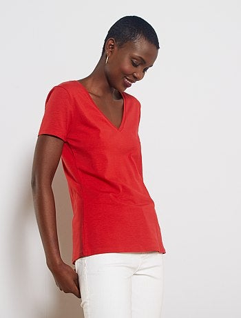 Maglietta collo a V - Kiabi