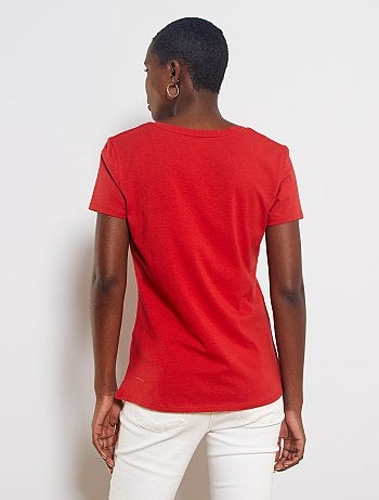 Maglietta collo a V - Kiabi