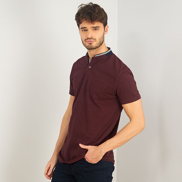 maglietta collo coreana