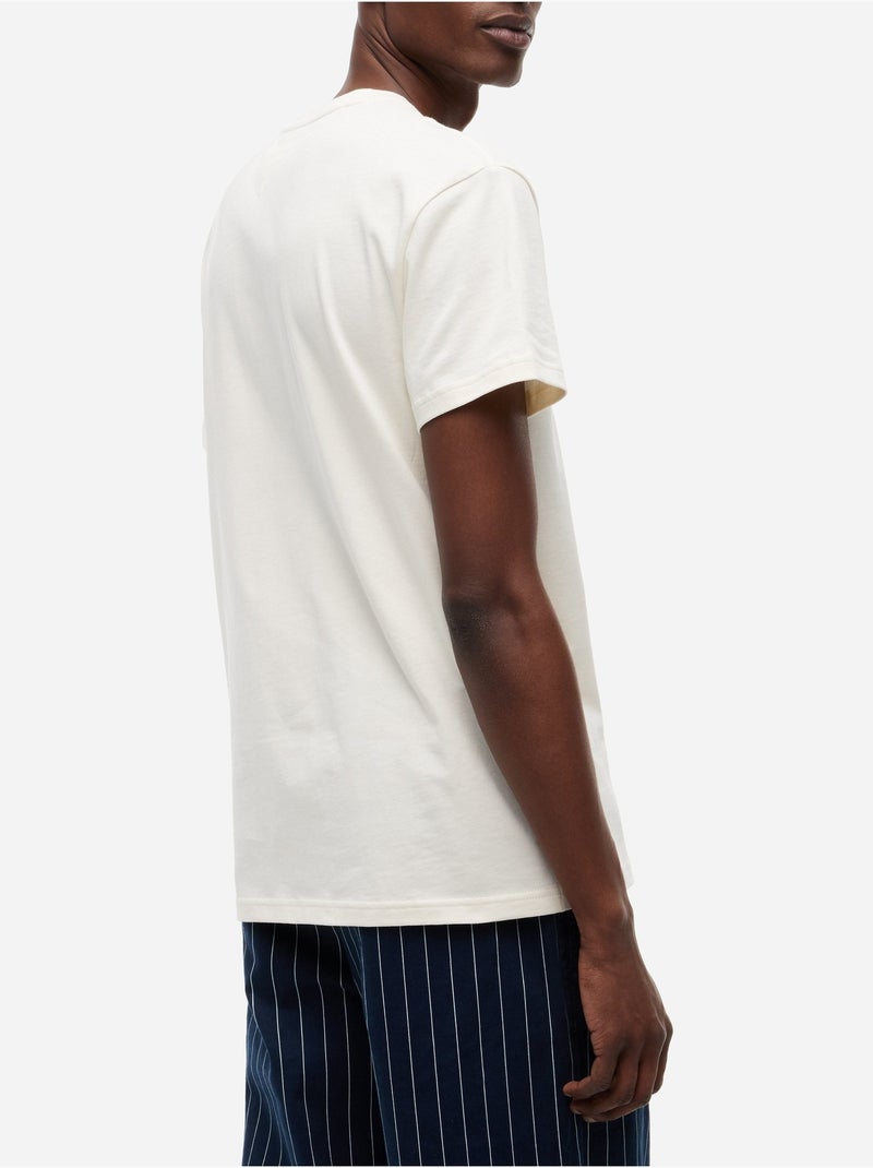 Maglietta collo rotondo - Tommy jeans Bianco sporco - Kiabi