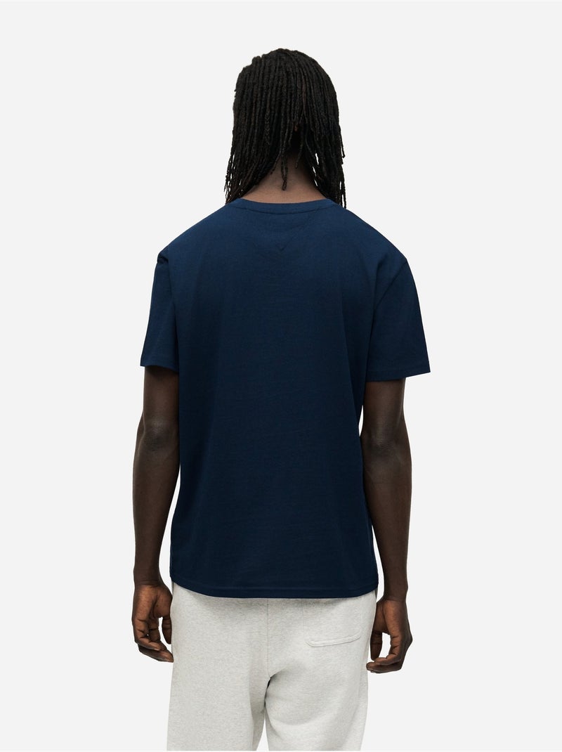 Maglietta collo rotondo - Tommy jeans Blu - Kiabi