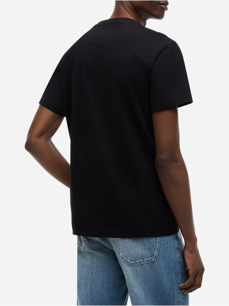 Maglietta collo rotondo - Tommy jeans Nero - Kiabi