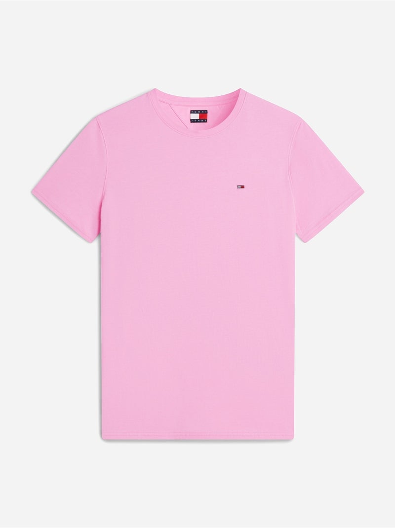 Maglietta collo rotondo - Tommy jeans Rosa - Kiabi