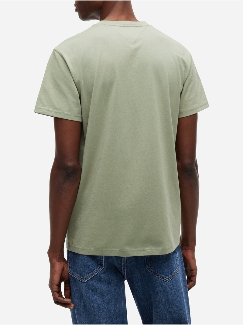 Maglietta collo rotondo - Tommy jeans Verde - Kiabi