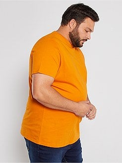 Taglie forti Uomo - Maglietta comfort jersey - Kiabi