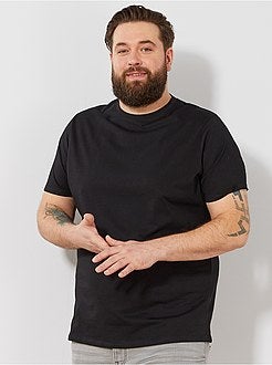 Taglie forti Uomo - Maglietta comfort jersey - Kiabi