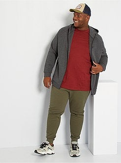 Taglie forti Uomo - Maglietta comfort jersey - Kiabi