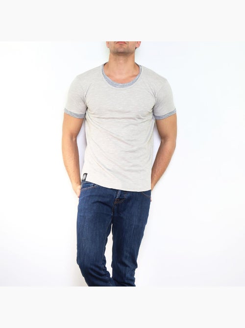 Maglietta con collo rotondo - Kiabi