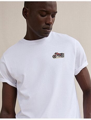Maglietta con maglia stampata, mo fashion