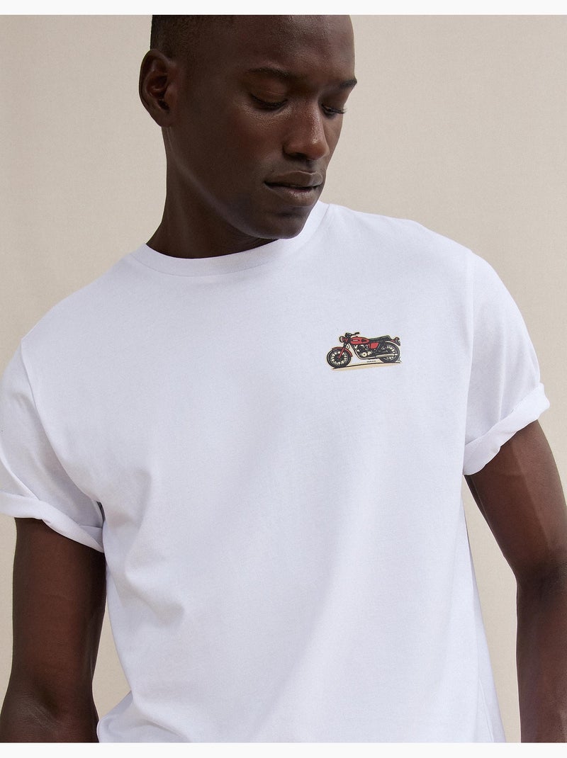 Maglietta con maglia stampata, mo fashion Bianco - Kiabi