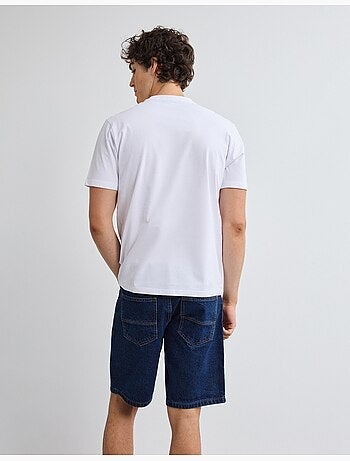 Maglietta con maglia stampata, MO Fashion