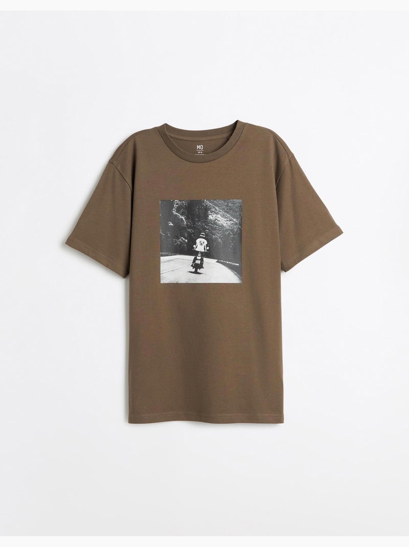 Maglietta con maglia stampata, mo fashion Verde - Kiabi
