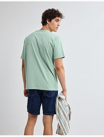 Maglietta con maglia stampata, MO Fashion