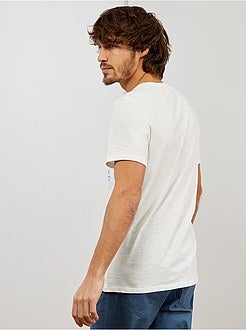 Uomo dalla S alla XXL - Maglietta con stampa 'eco-design' - Kiabi