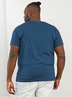 Taglie forti Uomo - Maglietta con stampa 'eco-design' - Kiabi