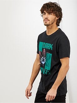 Uomo dalla S alla XXL - Maglietta con stampa 'eco-design' - Kiabi