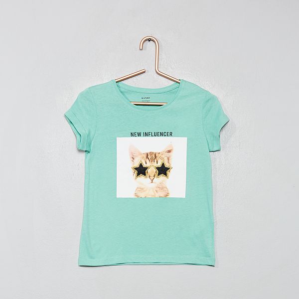 maglietta verde bambina