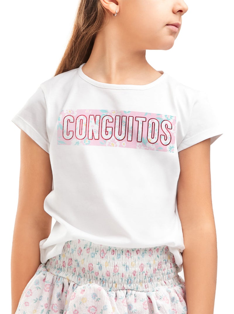 Maglietta conguitos Bianco - Kiabi