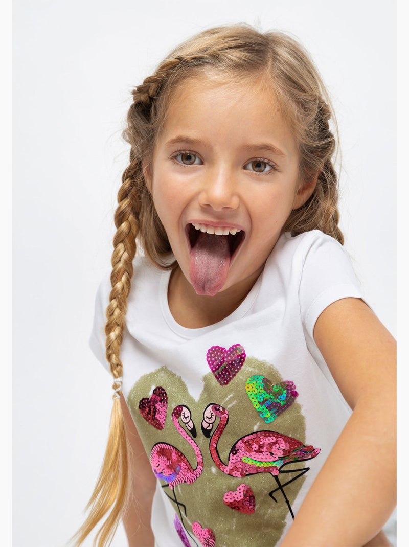 Maglietta conguitos Bianco - Kiabi