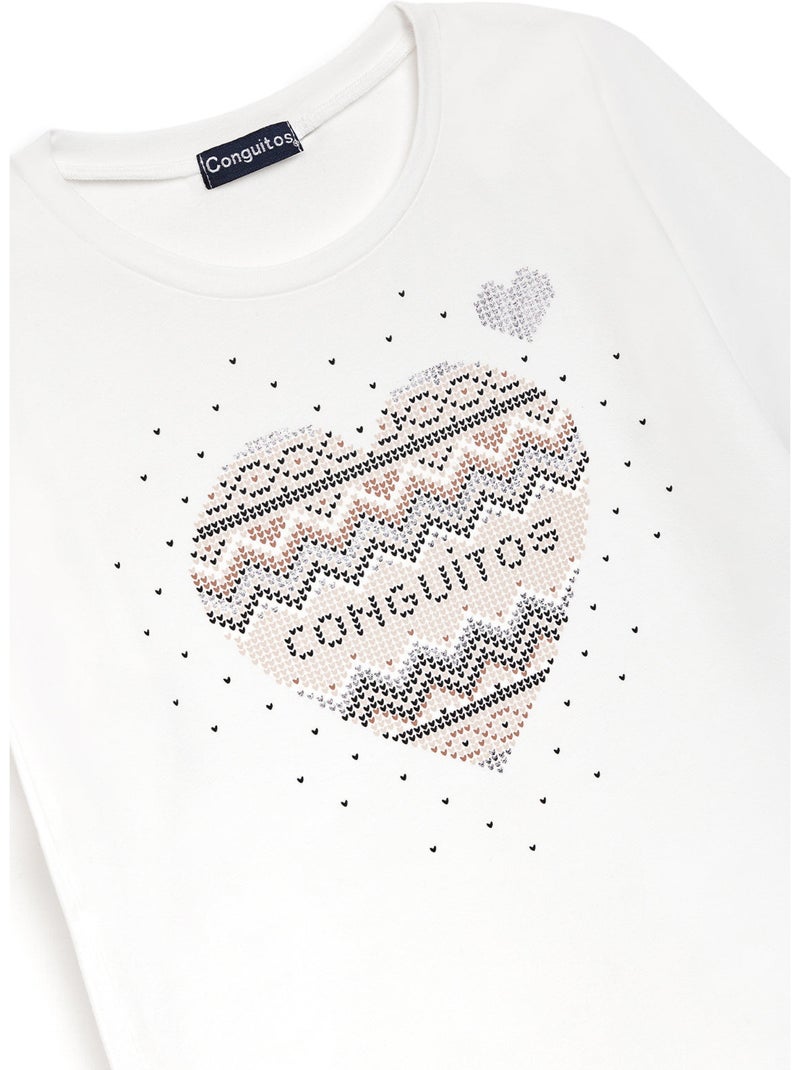 Maglietta conguitos Bianco - Kiabi