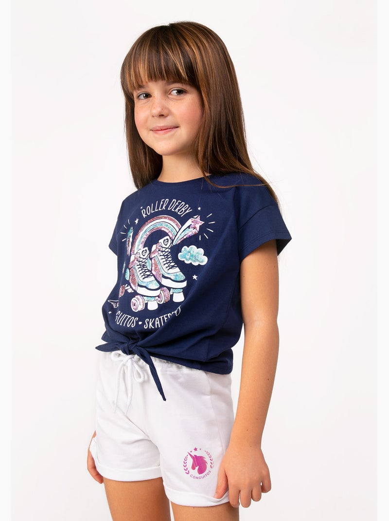 Maglietta conguitos Blu reale - Kiabi