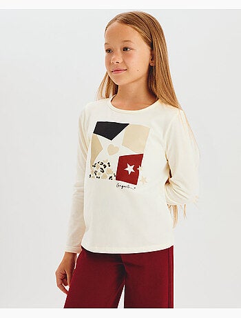 Maglietta conguitos estampado estrella