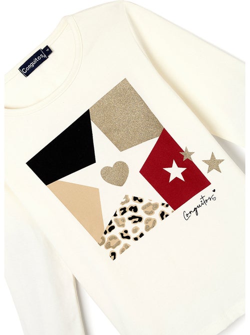 Maglietta conguitos estampado estrella - Kiabi Maglietta conguitos estampado estrella - Kiabi