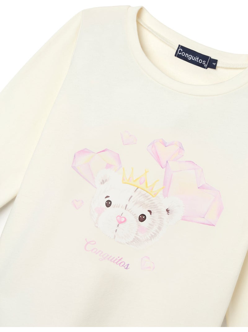 Maglietta conguitos estampado frontal Bianco - Kiabi
