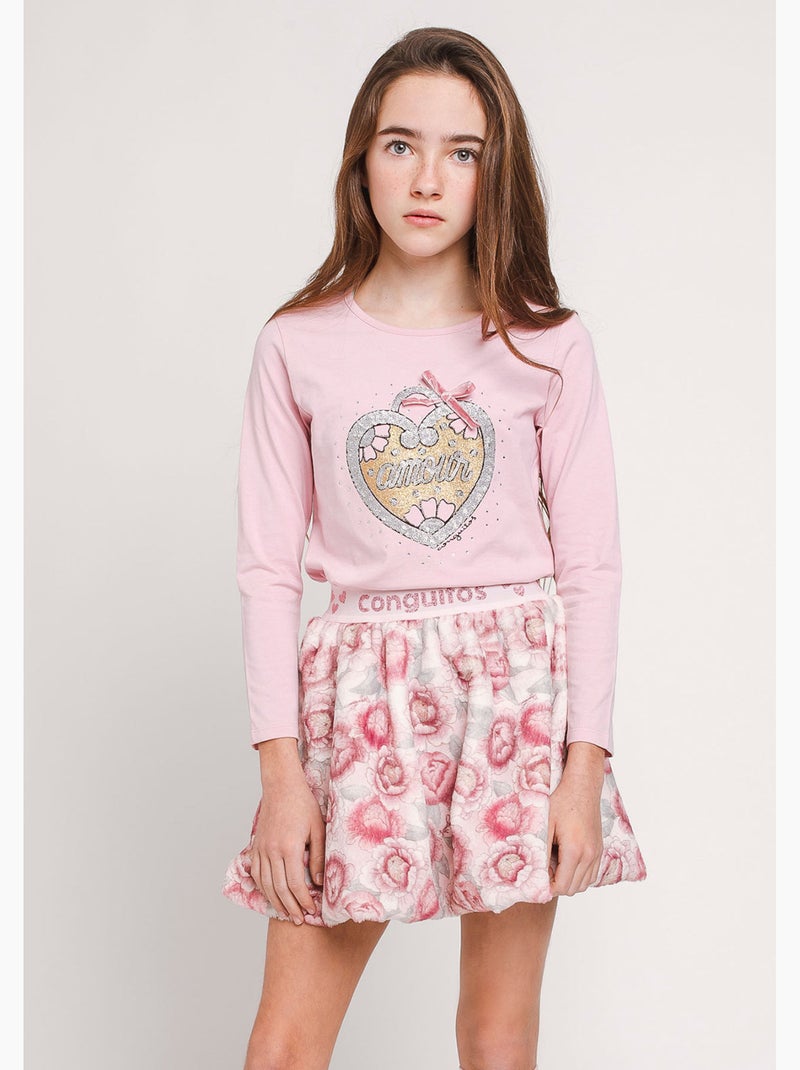 Maglietta conguitos Rosa - Kiabi