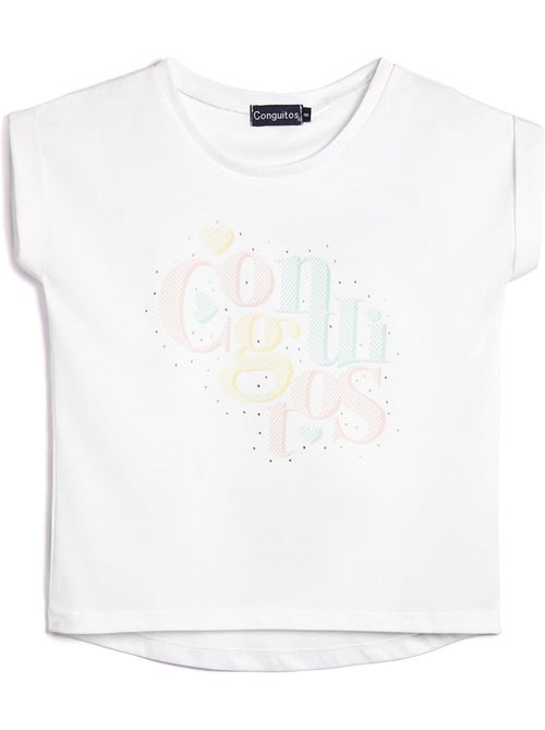 Maglietta conguitos strass ts - Kiabi Maglietta conguitos strass ts - Kiabi